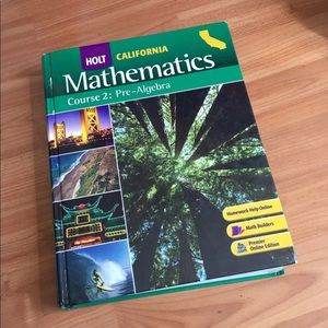 pre algebra textbook